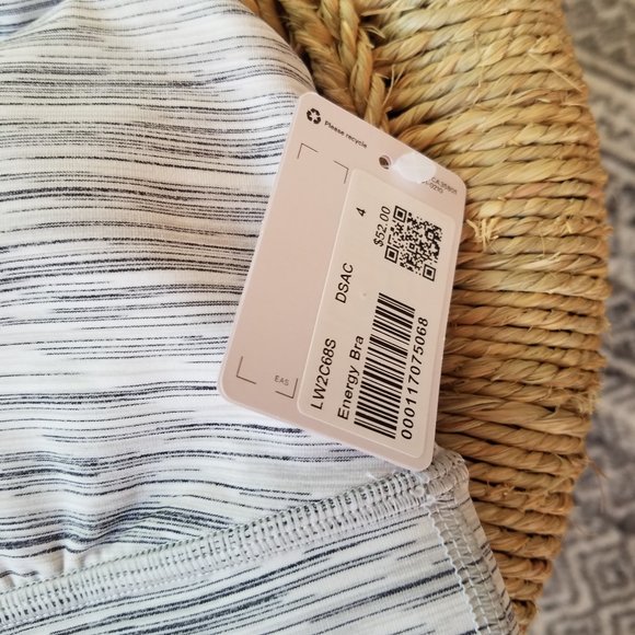 NWT Lululemon Energy Bra Space Dye Camo Gray - Picture 5 of 6